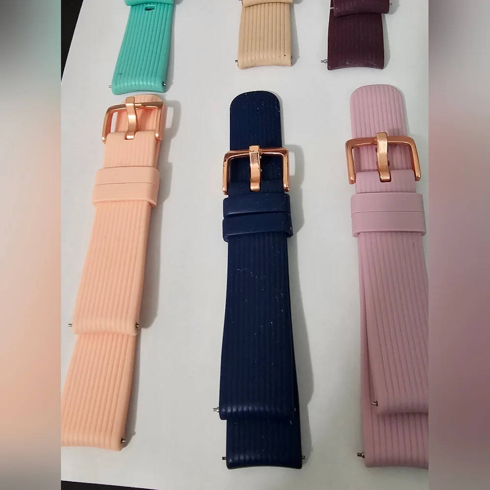 Silicone Wrist Band Compatible with Samsung Galaxy Watch 42 mm SM-R810 - R815